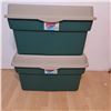 Image 1 : 2 Rubbermaid Rough Totes