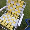 Image 3 : 5 Folding Lawn Chairs & Folding Stool