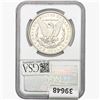 Image 2 : 1883-CC Morgan Silver Dollar NGC MS63