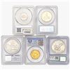 Image 2 : [5] 1972-2018 Assorted U.S. Silver Coinage ICG/PCGS MS/PR