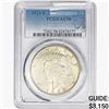 Image 1 : 1923-S Silver Peace Dollar PCGS AU58