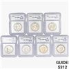 Image 1 : [7] 1948-1963 Franklin Half Dollar ICG MS