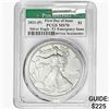 Image 1 : 2021-P Silver Eagle PCGS MS70 FDI T1