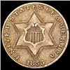 Image 1 : 1855 Silver Three Cent NICELY CIRCULATED