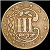 Image 2 : 1855 Silver Three Cent NICELY CIRCULATED