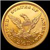 Image 2 : 1878 $2.50 Gold Quarter Eagle UNCIRCULATED