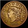 Image 1 : 1826 Coronet Head Large Cent LIGHTLY CIRCULATED
