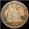Image 1 : 1876-CC Seated Liberty Quarter NICELY CIRCULATED