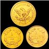 Image 2 : 1851-1862 [3] U.S. Gold Type Lot CLOSELY UNCIRCULATED