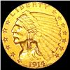 Image 1 : 1914-D $2.50 Gold Quarter Eagle CLOSELY UNCIRCULATED