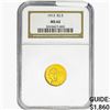 Image 1 : 1913 $2.50 Gold Quarter Eagle NGC MS62
