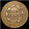 Image 2 : 1809 Classic Head Half Cent NICELY CIRCULATED