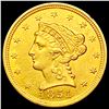 Image 1 : 1851 $2.50 Gold Quarter Eagle UNCIRCULATED