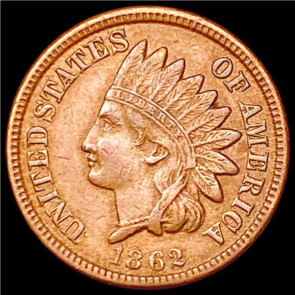 1862 Indian Head Cent CLOSELY UNCIRCULATED