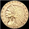Image 1 : 1914-D $2.50 Gold Quarter Eagle CLOSELY UNCIRCULATED