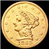 1843 $2.50 Gold Quarter Eagle LIGHTLY CIRCULATED