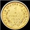 Image 2 : 1849 Rare Gold Dollar CLOSELY UNCIRCULATED
