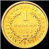 Image 2 : 1851 Rare Gold Dollar UNCIRCULATED