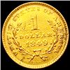 Image 2 : 1849 Rare Gold Dollar HIGH GRADE