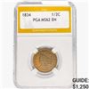 1834 Classic Head Half Cent PGA MS62 BN