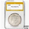 1898 Morgan Silver Dollar PGA MS65 PL