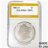 Image 1 : 1883-O Morgan Silver Dollar PGA MS64+ DMPL