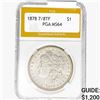 Image 1 : 1878 7/8TF Morgan Silver Dollar PGA MS64