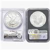 Image 2 : [2] 2011-W&2018 Silver Eagle NGC/PCGS MS70