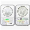 Image 2 : [2] 1992&2006 Silver Eagle NGC MS69