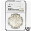 Image 1 : 1921-D Morgan Silver Dollar NGC MS63