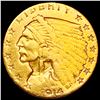 Image 1 : 1914 $2.50 Gold Quarter Eagle CLOSELY UNCIRCULATED