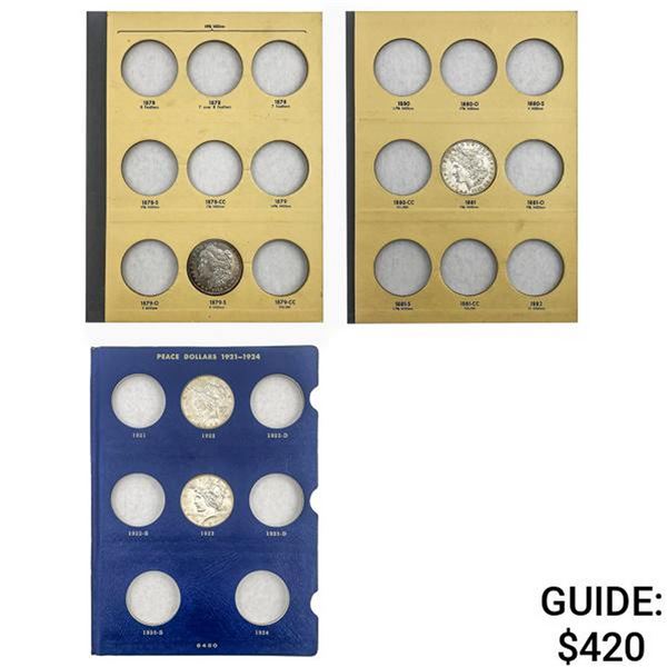 [4]1878-1923 U.S. Silver Dollars Albums