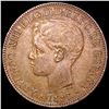 1897 Philippeans One Peso NEARLY UNCIRCULATED