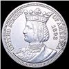 1893 Isabella Silver Quarter UNCIRCULATED