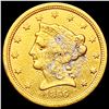 Image 1 : 1866-S $2.50 Gold Quarter Eagle CLOSELY UNCIRCULATED