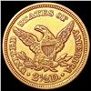 Image 2 : 1861 $2.50 Gold Quarter Eagle CLOSELY UNCIRCULATED