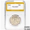 1942 Walking Liberty Half Dollar PGA MS67