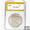 1928 Silver Peace Dollar PGA MS65