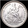 Image 1 : 1875-CC Below Seated Liberty Dime CLOSELY UNCIRCULATED