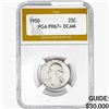Image 1 : 1950 Washington Silver Quarter PGA PR67+ DCAM