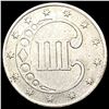 Image 2 : 1852 Silver Three Cent CLOSELY UNCIRCULATED