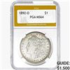 1892-O Morgan Silver Dollar PGA MS64