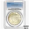 1935 Silver Peace Dollar PCGS MS63