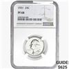 Image 1 : 1951 Washington Silver Quarter NGC PF68