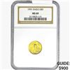 Image 1 : 1991 1/10oz $5 AGE NGC MS69