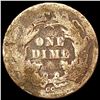 Image 2 : 1878-CC Seated Liberty Dime NICELY CIRCULATED