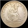 Image 1 : 1855 Arr. Seated Liberty Quarter UNCIRCULATED