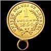 Image 2 : 1854 Rare Gold Dollar HIGH GRADE
