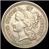 Image 1 : 1881 Nickel Three Cent LIGHTLY CIRCULATED