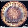Image 1 : 1870-CC Seated Liberty Dollar UNCIRCULATED